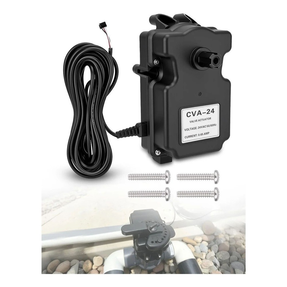 Sejaede CVA-24 Pool Spa Valve Actuator 24VAC 0.65A with 25ft Cable